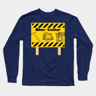 Blue collar Long Sleeve T-Shirt